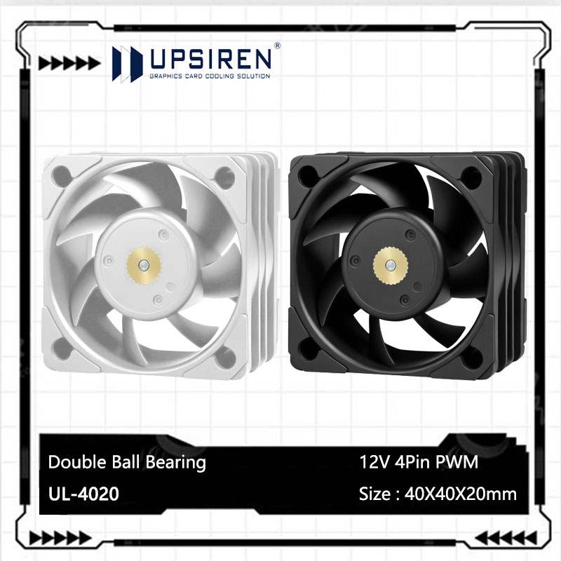 Case Fan Controller - Ventilateur de refroidissement UPSIREN UL-4020 4cm/40x40x20mm/double