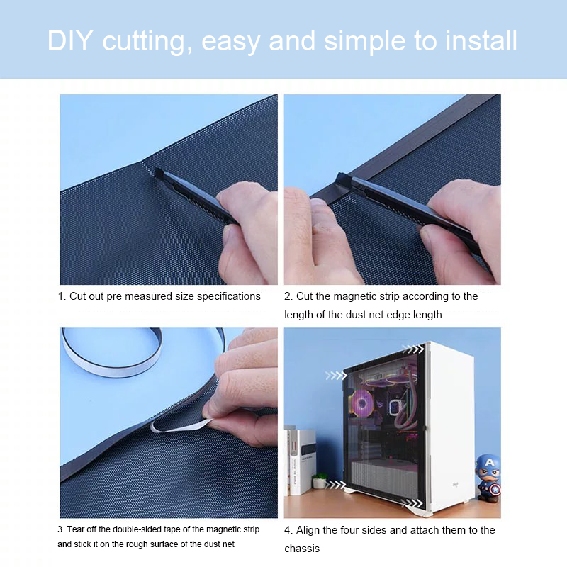 Grille anti-poussière en PVC p - Dust Filter Pc avis et prix